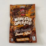 Devour 600mg Dark Chocolate Double Toffee Bars